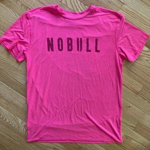 MEN'S NOBULL TEE NEON PINK LARGE